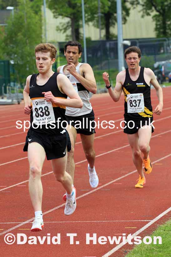 Senior Mens 5000 metres, 2023 North Eastern Track and Field Champs., Middlesbrough Sports Village, Middlesbrough. Photo: David T. Hewitson/Sports for All Pics